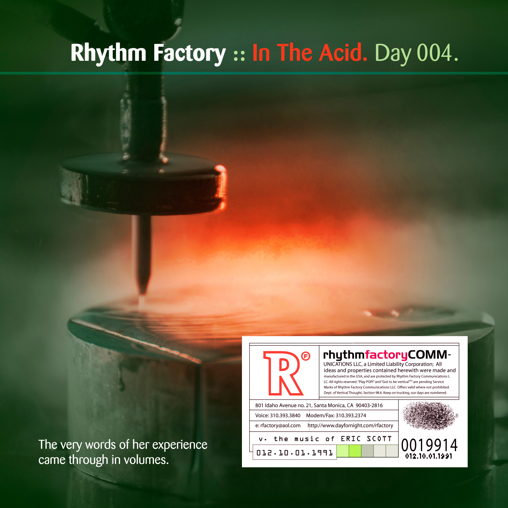 “In The Acid” by Rhythm Factory [Day 004]