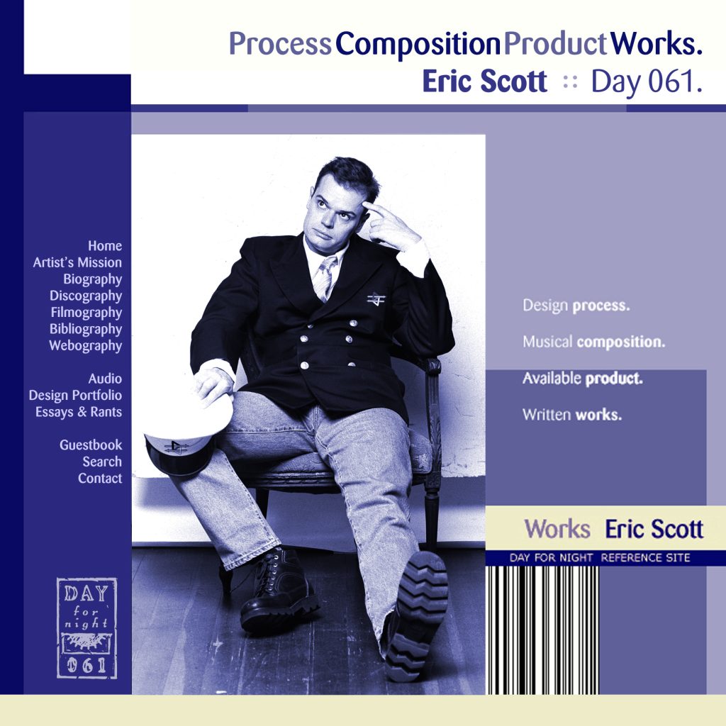 “Process.Composition.Project.Works” by Eric Scott [Day 061]